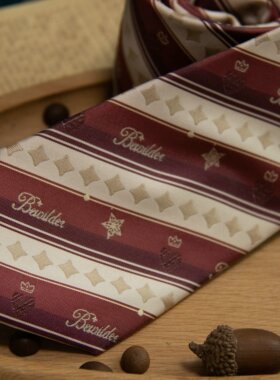 【潘特维拉】祈愿星 JK领带DK 原创设计学院风条纹衬衫领结男女