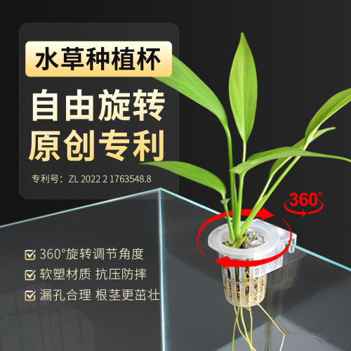 玩家宝贝水草定植杯可调节式