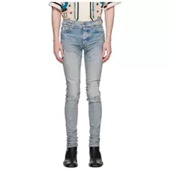 European and American Style Spring and Summer Men's Jeans, New Trendy Brand Slim Fit Stretch Skinny Pants, Long Trousers for Men, European and American Style