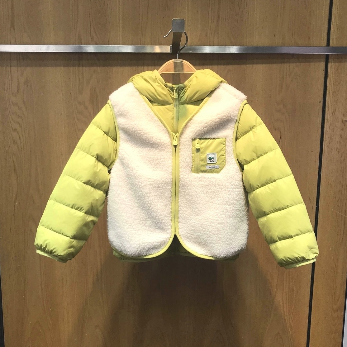 巴拉巴拉童装儿童羽绒服两件套男童女童套装2025冬装新款连帽外套
