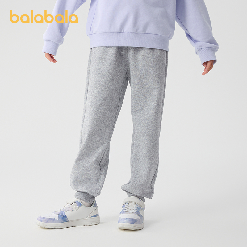 巴拉巴拉长裤女童舒适棉感运动裤