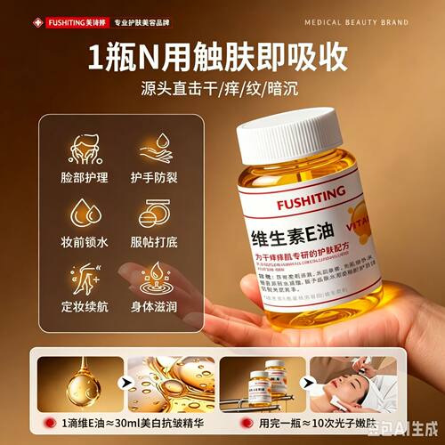 维生素E油保湿补水肌肤