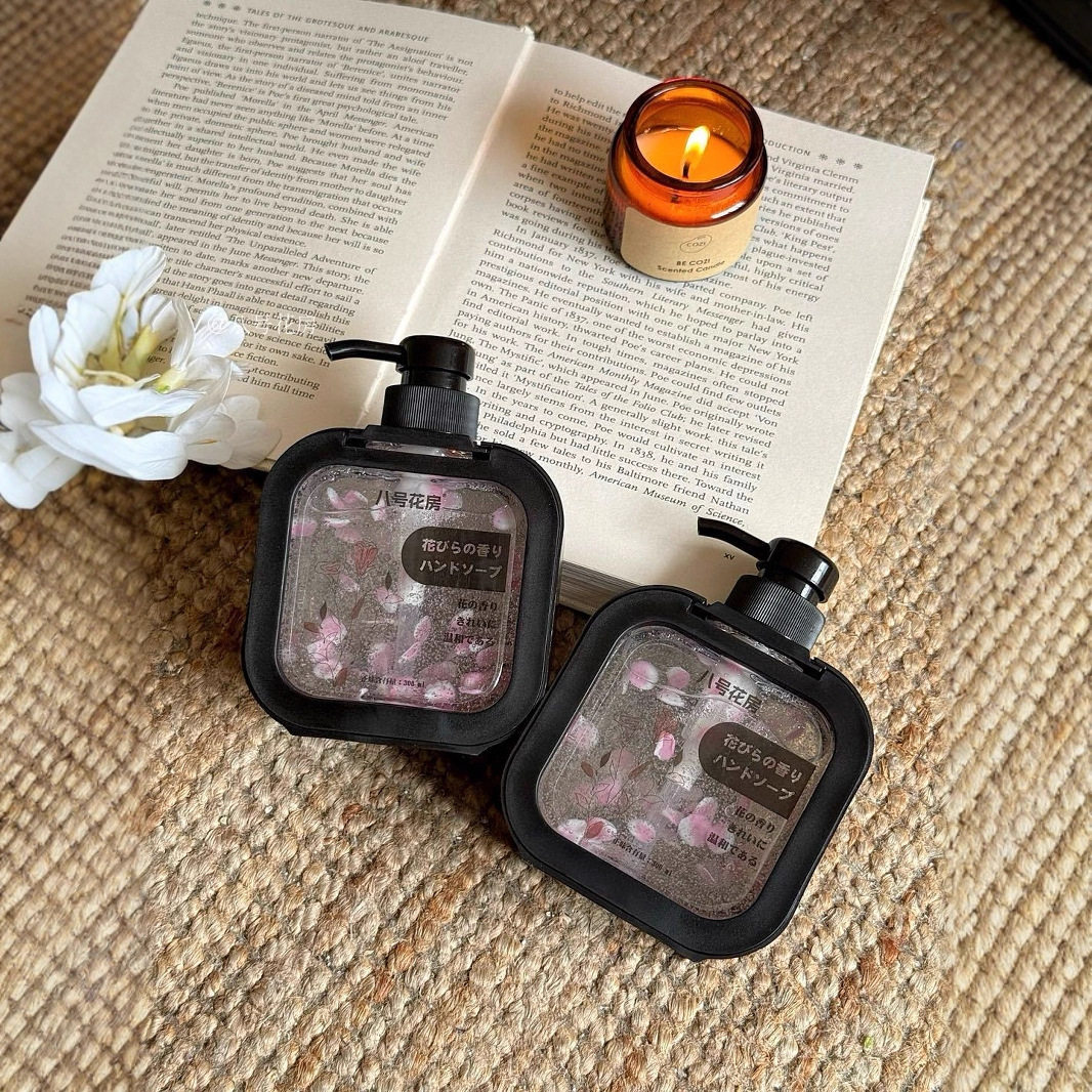 玫瑰花瓣洗手液低泡易冲清爽水润