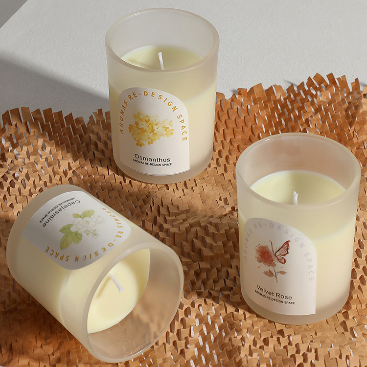 桂花香薰蠟燭助室內持久留香