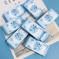 海洋薄荷清凉湿巾冷感降温擦汗防中暑水润清爽夏季独立包装便携带