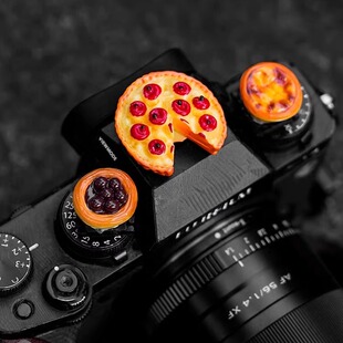 美味蛋挞可爱个性 R50微单单反相机热靴盖 佳能富士XM5索尼zve10