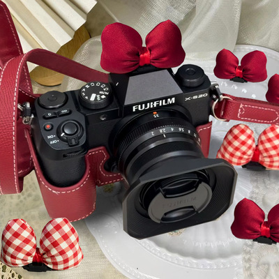 蝴蝶结相机热靴盖适用富士XS20XT30XT4XT5XM5EVO索尼ZVE10佳能R50