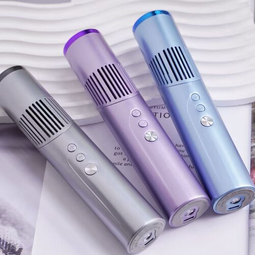 AURARO创意手电筒折叠口红风扇kd