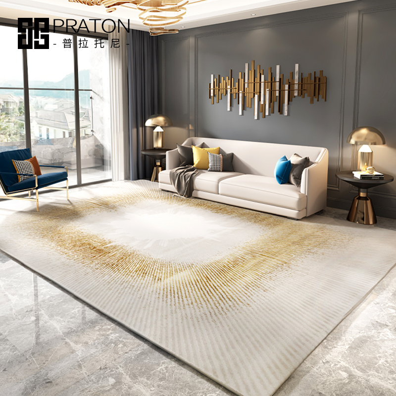 高级艺术轻奢沙发客厅茶几地毯