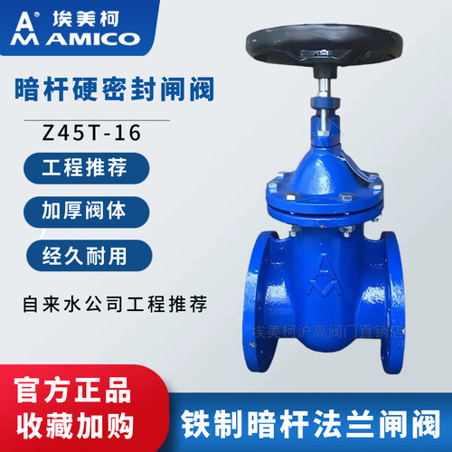 埃美柯铸铁暗杆闸阀经久耐用