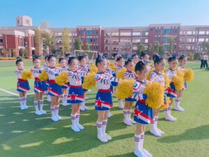 啦啦队服装儿童运动会开幕式男女舞蹈服成人拉拉操比赛竞技演出服