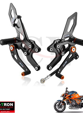 MOTO-TRON适用KTM 1290 Super Duke R/GT 2014-2019 改装升高脚踏
