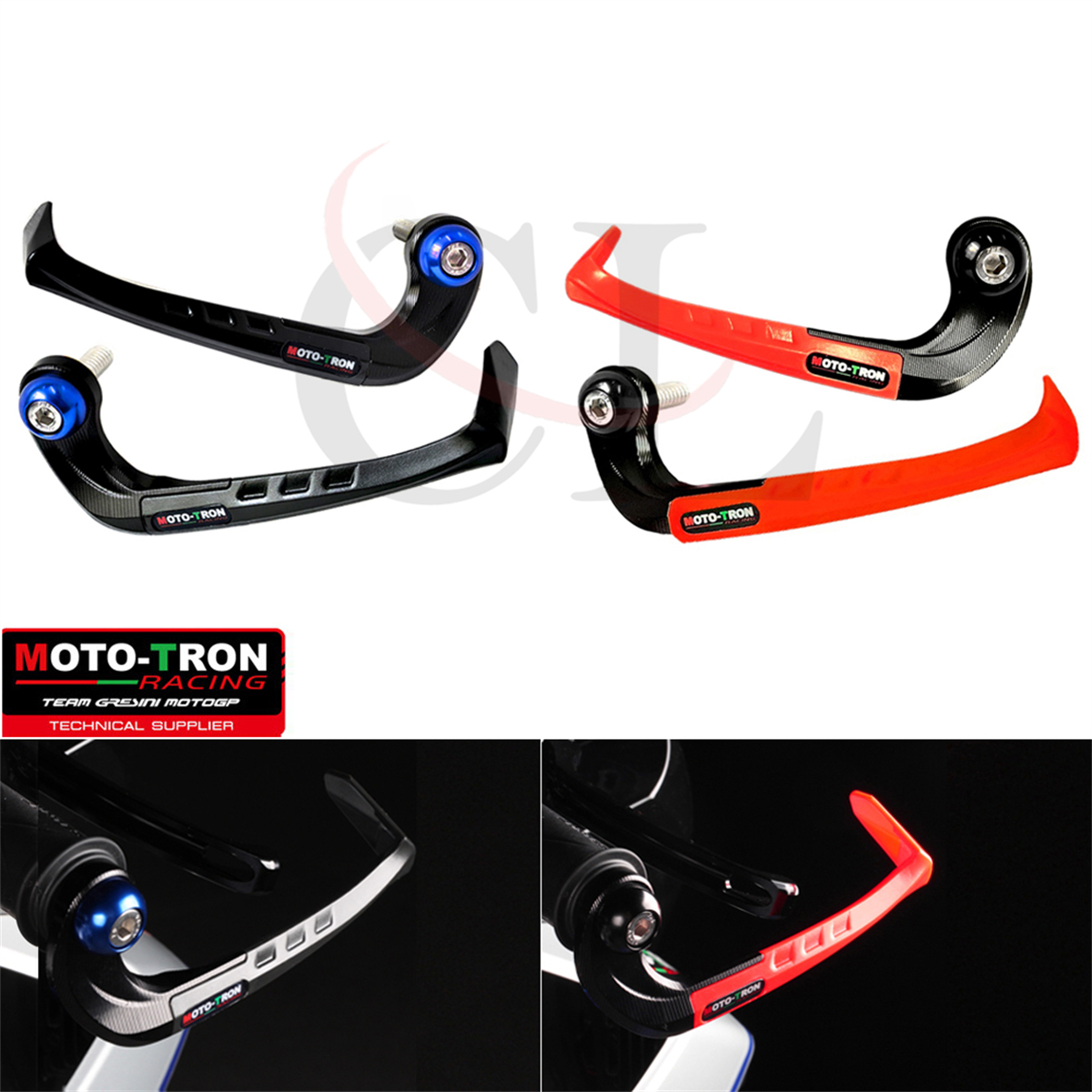 MOTO-TRON适用本田 佛沙350/300/NSS350/PCX150/160 牛角护手护弓