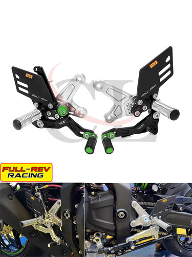 FULL-REV适用川崎 ZX4R/ZX4RR/ZX25R 2023-2026 改装升高脚踏总成