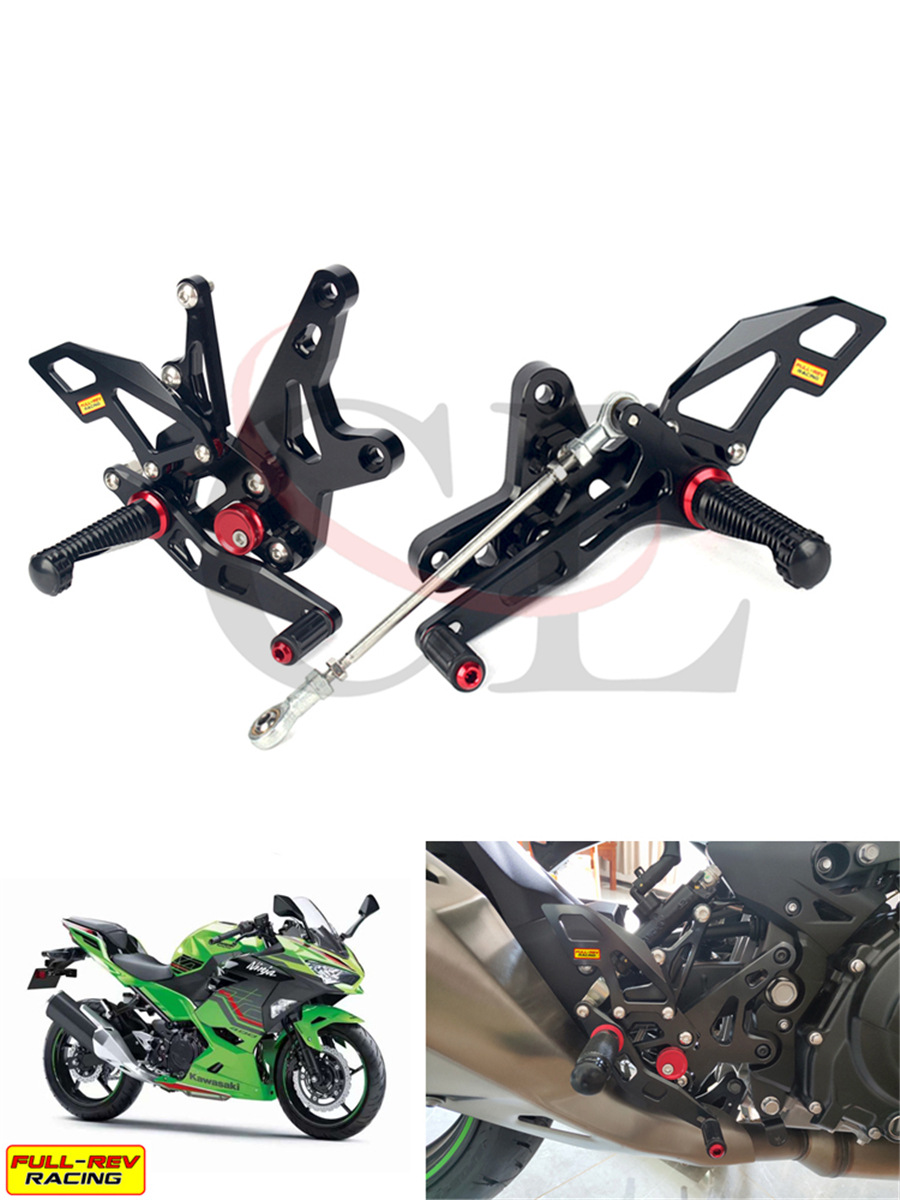 FULL-REV适用于川崎 Ninja400/Z400/Ninja500 改装升高脚踏总成