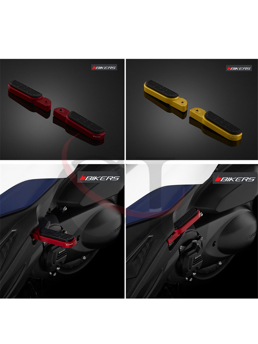 BIKERS适用于本田佛沙NSS350/Forza300/Forza350 改装后脚踏 脚蹬