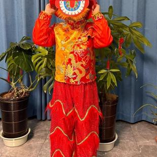 雄狮少年表演服中国风运动会醒狮操演出春节舞龙舞狮腰鼓醒狮舞服