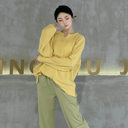 服舞蹈练功衣服宽显瘦KNB现代松舞上学生艺考古典舞演出中国舞形