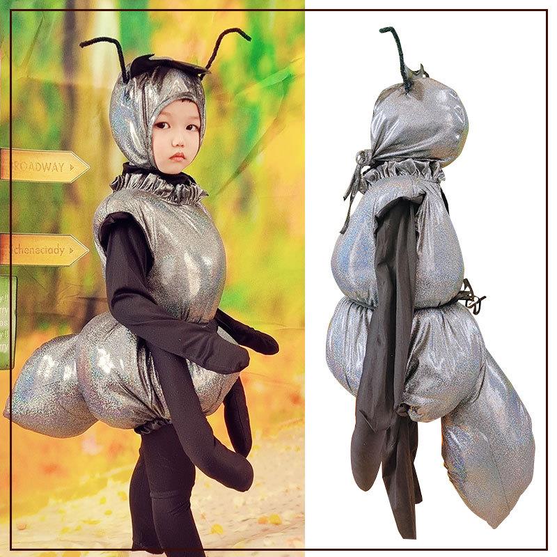 六一节儿童节蚂蚁表演服幼儿蚂蚁王国搬家蚂蚁过河演出服卡通话剧