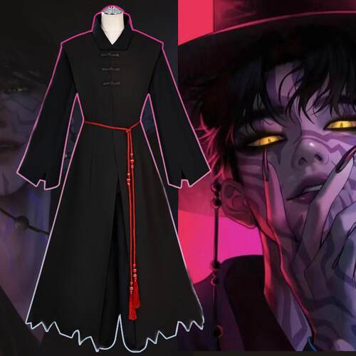 K-POP沙加男团神秘cos服秦宇贝比打歌服儿童成人猎魔女团周边服装