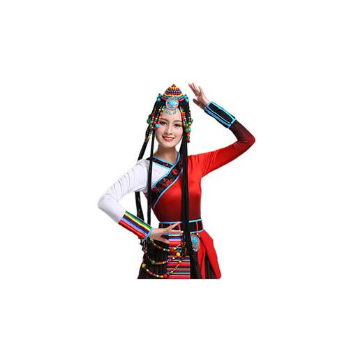 新款藏族演出头饰 藏族婚礼摄影头饰 藏服搭配头饰 手工制作