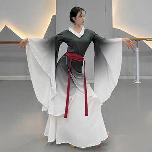 墨梅剧目同款《缠》古典舞艺考服新国风舞舞台演出春秋战国袍套装