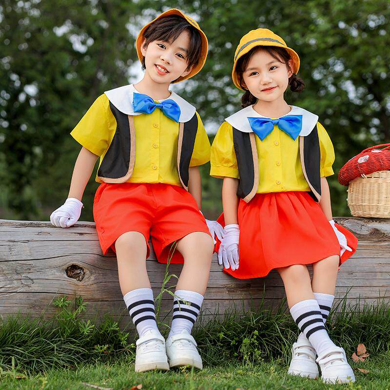 六一儿童演出服木偶奇遇记皮诺丘cos服幼儿园童话剧舞蹈表演服装