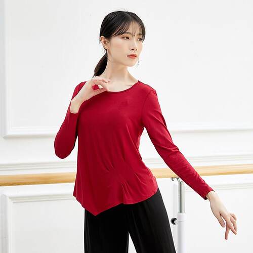 226夏练季新WHWH-S03款舞蹈练功成服女人宽松形体训服现代舞古典