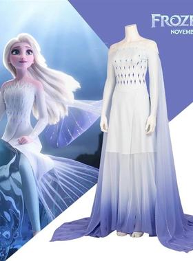 冰雪奇缘2cos爱莎公主裙cos服EIsa艾莎公主裙圣诞节cosplay服装女