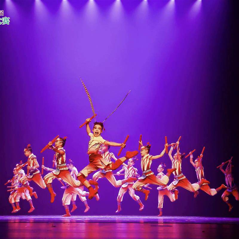 小荷风采儿童演出服舞蹈民族英歌舞英歌声声演出服木棒表演道具