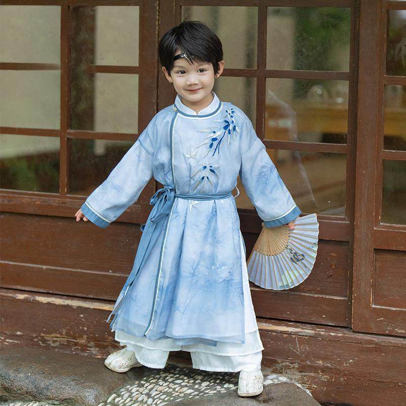 儿童汉服男童少爷服男孩唐装古装演出服新中式国学服古风帅气古装,童装/婴儿装/亲子装,汉服,淘宝优惠券,粉丝福利购,淘宝优惠卷