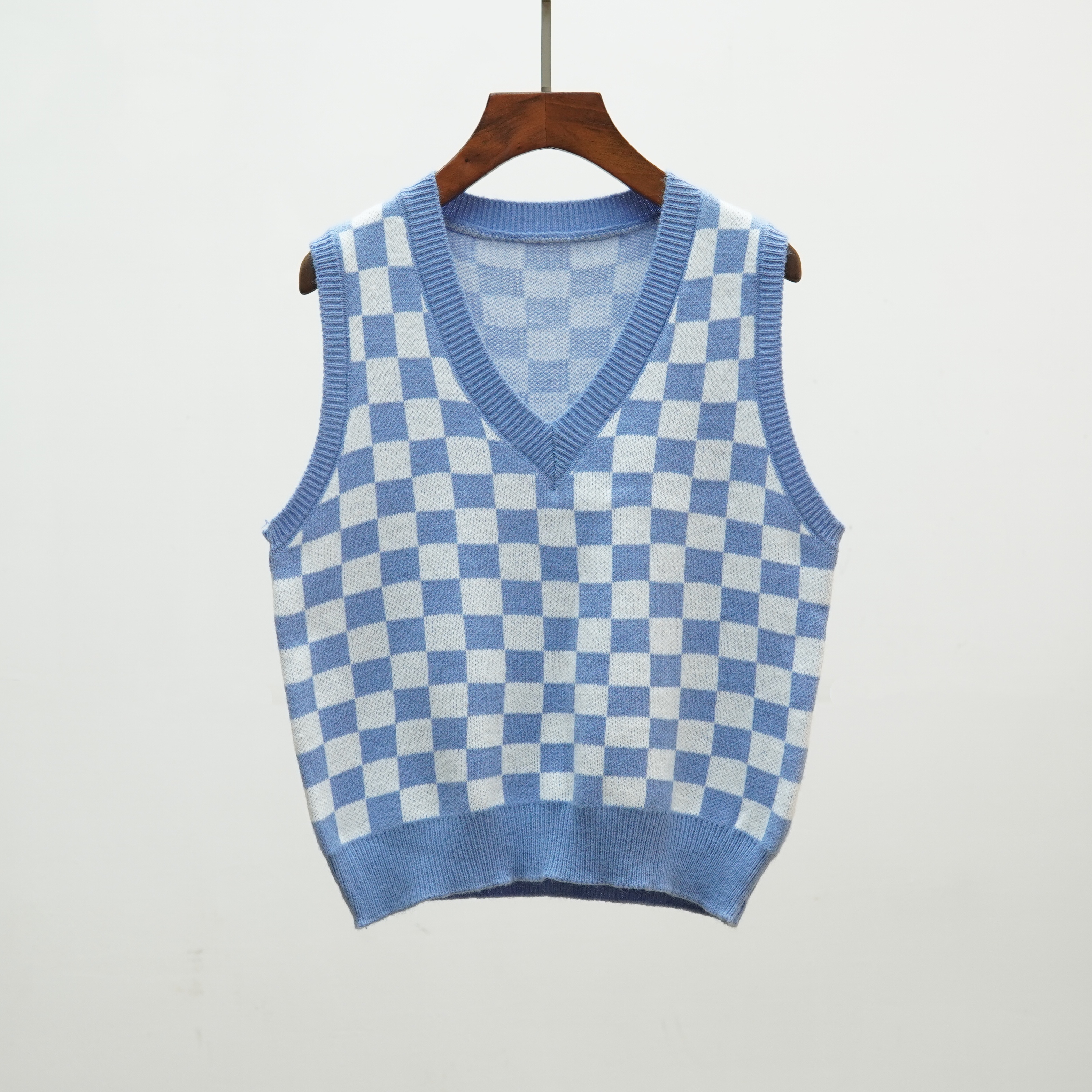 针织马甲背心女士叠穿坎肩上衣