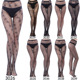 Pantyhose Nylon Stockings Women Mesh Print Fishnet Tight