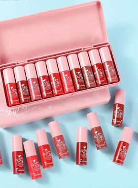 Mini Liquid Lip Gloss Non-stick Velvet Matte Lipstick Makeup
