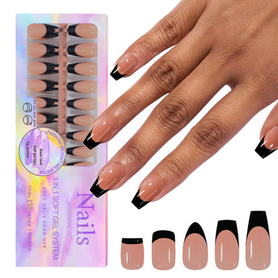 FrenchTipPoNailMedium