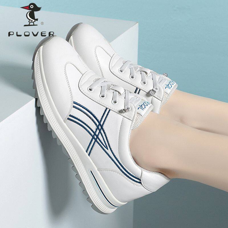 plover啄木鸟新休闲真皮软底休闲运动鞋舒适防滑中年轻便健步鞋女