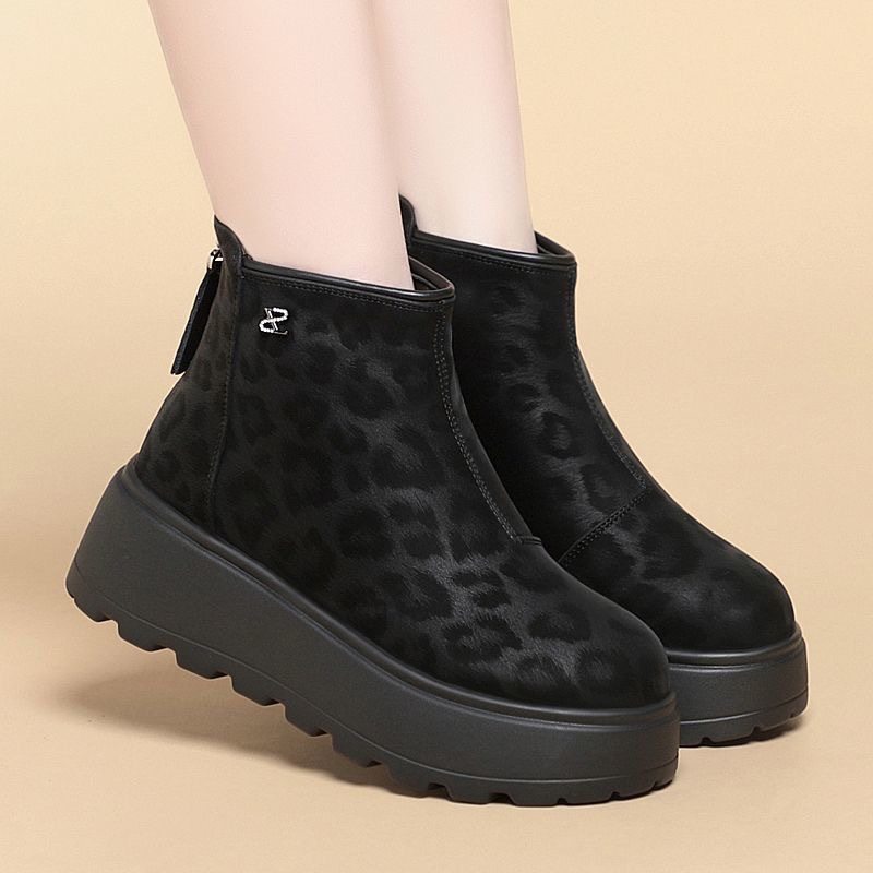 鞋小匠冬季新款加绒加厚保暖短靴时尚棉鞋靴子厚底软底防滑东北女,女鞋,时尚雪地靴,淘宝优惠券,粉丝福利购,淘宝优惠卷