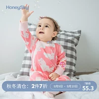 Hani Sky Infant cotton dài tay jumpsuit sơ sinh romper quần áo mùa xuân và mùa thu bé quần áo hip hop một phần - Áo liền quần quần áo trẻ em 10 tuổi