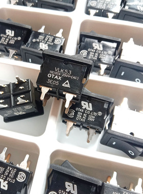 日本进口OTAX欧达可船型开关VLK53 10A 250V4脚2档