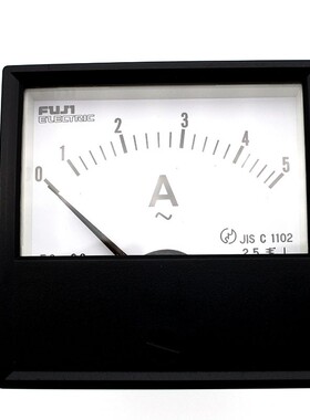 交流电流表5A日本进口富士FUJI FS-60 CT指针式机械表头