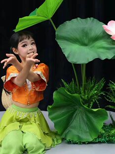 初夏舞蹈演出服儿童古典舞纱裙仙气飘逸中国风民族舞蹈池上表演服