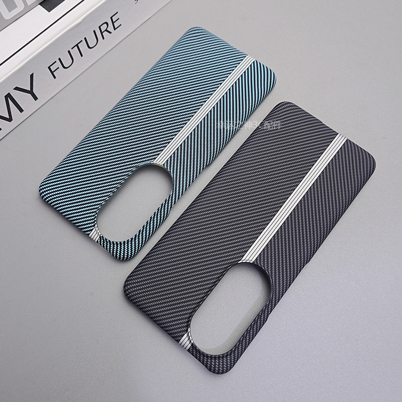 适用荣耀90手机壳新款honor90Pro保护壳超薄防摔90pro曲面版磨砂硬壳REP-AN00纤维纹理商务REA-AN00大孔
