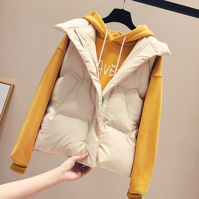 韩版羽绒棉马甲女秋冬新款短款