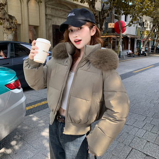 小个子冬装 羽绒棉衣棉服女短款 面包加厚保暖棉袄外套 新款 2025冬季