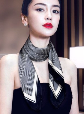 丝巾聚酯纤维女百搭时尚