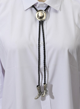 韩版衬衫项链配饰波洛领绳男女长款时尚吊坠挂饰品衣服装饰挂坠件