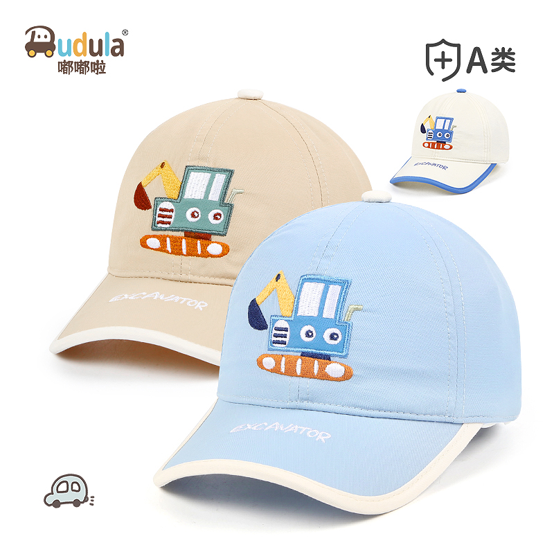 嘟嘟啦棉布棒球帽轻薄遮阳