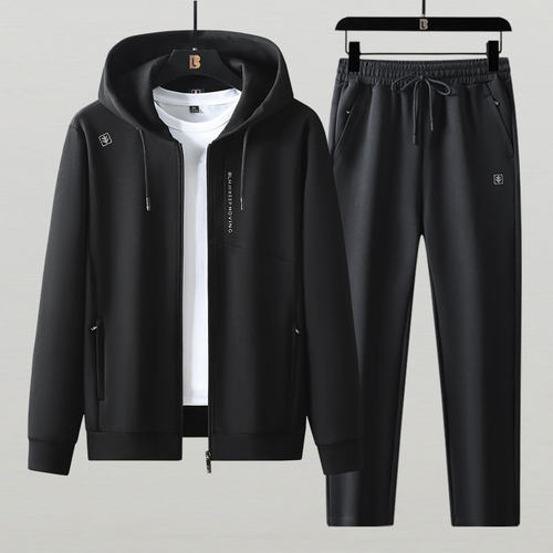 帝客中年春秋宽松连帽长袖套装