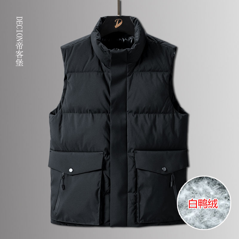 背心男士马甲保暖秋冬无袖羽绒