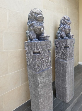 仿真舞台狮子高密度泡沫定制摆件